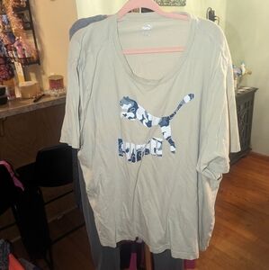 Puma light sage short sleeved shirt 4x